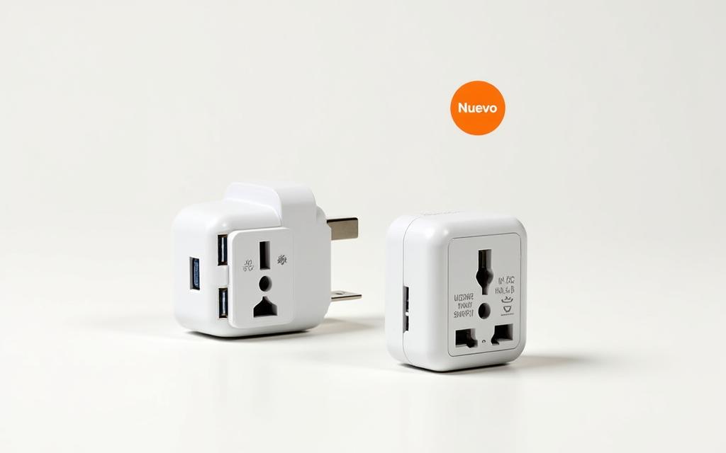 Adaptador de Viaje Universal con USB-C y USB-A