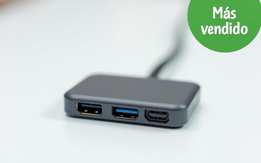 Hub USB-C Compacto 4 en 1 Portátil